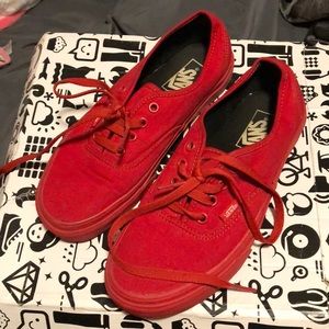 Red VANS